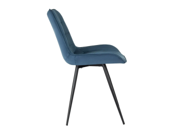 Кресло Бюрократ CH-K2 синий Holland 58 металл черный на ножках