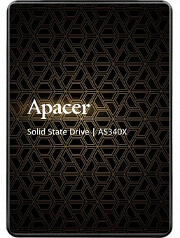 Накопитель SSD SATA 240Gb Apacer AS340X (TLC, 550/520 Мбайт/сек)
