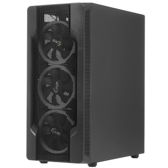 Корпус Powercase Mistral X4 Mesh LED ATX чёрный