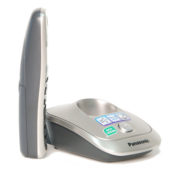 Радиотелефон Panasonic DECT KX-TG 2511 RUN (АОН, спикерфон, полифония, платиновый)