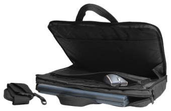 Сумка для ноутбука 15" Continent CC100 полиэстер, черная