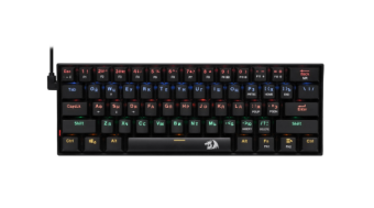 Клавиатура проводная Redragon Lakshmi Rainbow черный