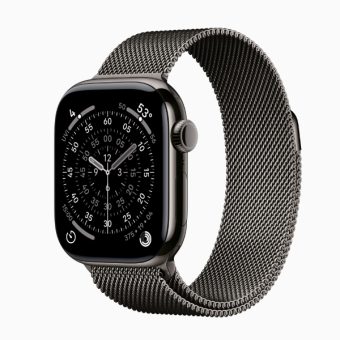 Смарт-часы Apple Watch Series 11 46mm Titanium Milanese Loop Slate (графитовый)