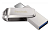 Флешка 128Gb SanDisk Ultra Dual Drive Luxe USB3.1 USB-C Silver