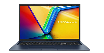 Ноутбук ASUS VivoBook X1704VA-AU1108 Core 7 150U/16G DDR4/512 SSD/Intel UHD/17.3"FHD/DOS/синий