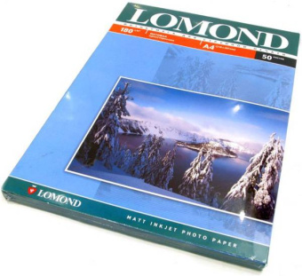 Бумага Lomond [A4] матовая, 180гр/м2, 50л