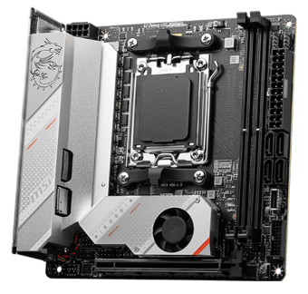 Материнская плата Socket AM5 MSI MPG B650I EDGE WIFI (B650) 2*DDR5 2*PCI-Ex16 HDMI mini-ITX