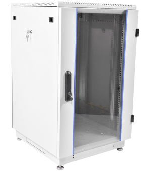 Шкаф коммутационный ЦМО (ШТК-М-18.6.6-1ААА) напольный 18U 600x600мм серый