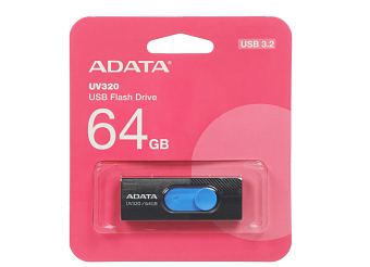 Флешка 64Gb ADATA UV320 USB3.2 черный