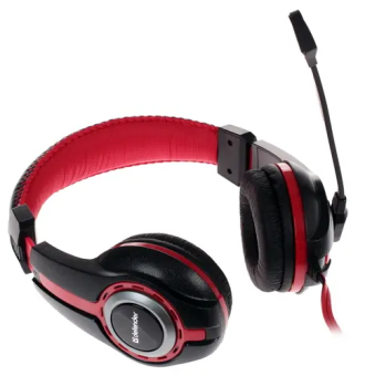 Наушники проводные Defender Warhead G-185 Black-Red