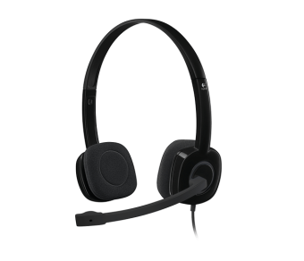 Наушники проводные Logitech H151 Stereo Headset 1.7м Black