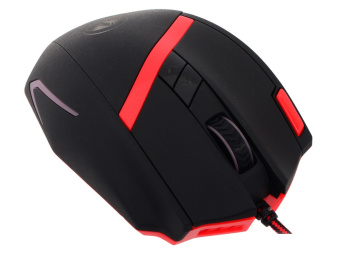 Мышь проводная Redragon MAMMOTH (16400 dpi покрытие Sand Rubber cенсор Avago ADNS 9800 грузики) USB