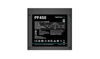 Блок питания 450W Deepcool PF450 (120mm, 20+8pin, 2*8pin, 6*Sata, 2*Molex, 80 PLUS)