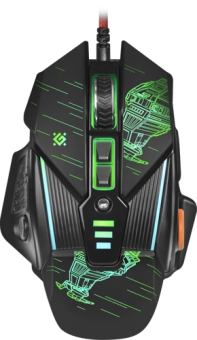 Мышь проводная Defender sTarx GM-390L 3200dpi черный