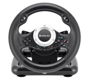 Руль Defender Turbo Pro (педали, виброотдача, D-Pad-8, USB)