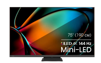 Телевизор 75" Hisense 75U8KQ QLED 4K Ultra HD Grey