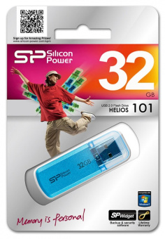 Флешка 32Gb Silicon Power Helios 101 USB blue