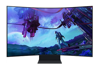 Монитор 55" Samsung Odyssey Ark (VA 3840x2160 1ms 165Hz HDMI DP SP) черный