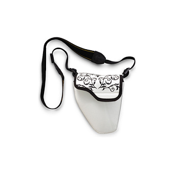 Сумка для камеры Acme Made Smart Little Protective Sleeve (черно-белая, 15,2x14,6x9,5см)