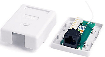 Розетка 1 port RJ-45 FTP 8P8C кат.5е