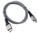 Кабель соединительный HDMI (m) < - > HDMI (m)  1.0м, ver 2.2, Cablexpert, экранированный, нейлон.оплетка  серый