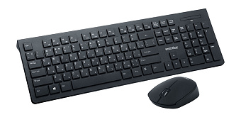 Комплект беспроводной (клавиатура+мышь) Smartbuy 206368AG Wireless Black