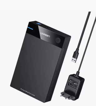 Внешний контейнер USB3.0 -> SATA 3.5"/2,5", UGREEN US222 черный