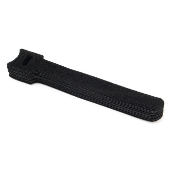 Хомуты-липучки Velcro VT-125x11BK  125x11 мм, 12 шт., черные