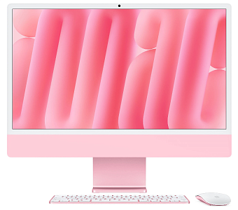 Моноблок Apple iMac 24" 2024 M4  16G 512G 10-Core Pink