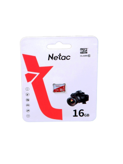 Карта памяти microSD 16Gb Netac P500 Eco Class 10, без SD адаптера