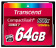Карта памяти CF 64Gb Transcend Compact Flash 800x