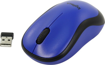 Мышь беспроводная Logitech M220 Wireless Silent Blue