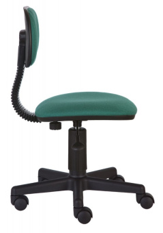 Кресло Бюрократ CH-201NX (ткань, без мех. качания, крест. пластик, до 100 кг) Зеленый милитари