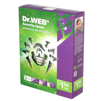 Программное обеспечение DR.Web Security Space КЗ 1 ПК/1 год Box