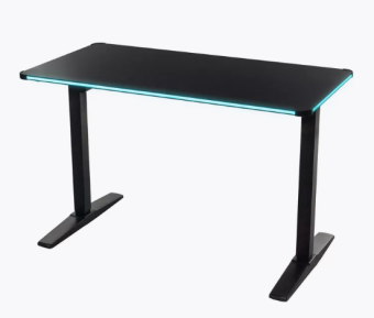Стол компьютерный KNIGHT TABLE G RGB (Подъемный механизм 75-120 см, RGB-подсветка, стальной каркас)