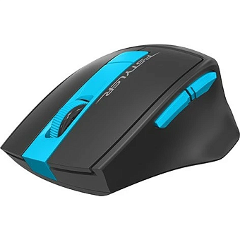 Мышь беспроводная A4Tech Fstyler FG30S 2000dpi бесшумная серый/синий