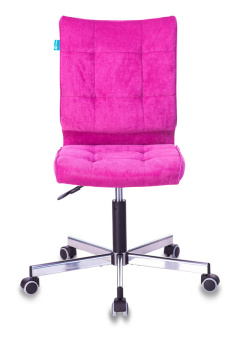 Кресло Бюрократ CH-330M (ткань, без мех. качания, крест. металл, до 120 кг) Малиновый