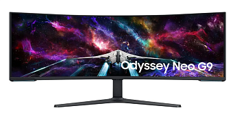 Монитор 57" Samsung Odyssey Neo G9 (VA 7680x2160 1ms 240Hz HDMI DP) черный