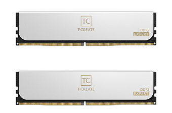 Модуль памяти DDR5 32Gb 6000MHz TEAMGROUP T-Create Expert White (Kit of 2)