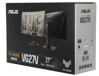 Монитор 27" Asus TUF Gaming VG27VQM (VA 1920x1080 1ms 240Hz HDMI DP) Black