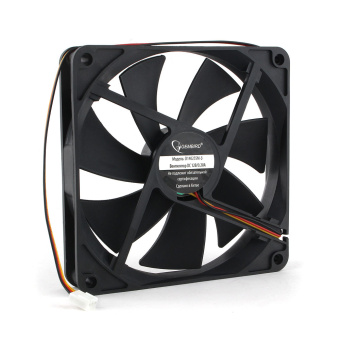 Вентилятор для корпуса 140mm Gembird D14025SM-3 (3pin, 140x140х25мм, втулка, провод 40см)