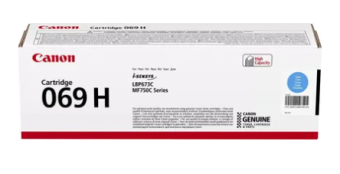 Картридж лазерный Canon 069HC для Canon MF752Cdw/MF754Cdw, LBP673Cdw голубой