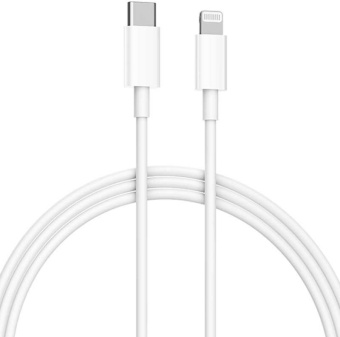 Кабель USB-C < - > Lightning, 1.0м, Xiaomi Mi Lightning White