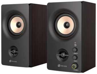 Акустическая система OKLICK OK-164 (2x15W питание от сети 220B) black