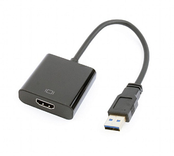 Кабель-переходник USB-A (m) < - > HDMI (f), Cablexpert