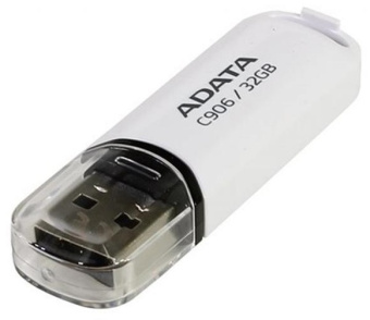 Флешка 32Gb ADATA [C906] USB white