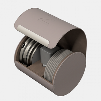 Беспроводное зарядное устройство Magssory Signature Disc Pro 3 в 1 для Apple Qi2 Titan