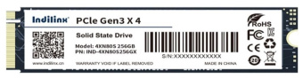 Накопитель SSD M.2 .256Gb Indilinx 4XN80S (PCI-E 3.0 x4, 2300/1200 Мбайт/сек)