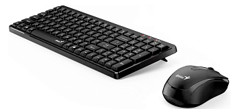 Комплект беспроводной (клавиатура+мышь) Genius LuxeMate Q8100 Wireless черный