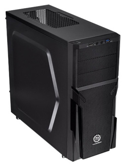 Корпус Thermaltake Versa H21 (MidiTower, 1*USB2.0, 1*USB3.0, ATX, без БП) чёрный